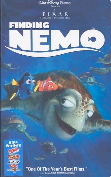 Finding Nemo [videorecording] / Disney presents a Pixar Animation Studios film ; produced by Graham Walters ; origiinal story by Andrew Stanton ; screenplay by Andrew Stanton, Bob Peterson, David Reynolds ; co-directed by Lee Unkrich ; directed by Andrew Stanton.
