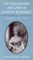 The early journals and letters of Fanny Burney. Volume 1, 1768-1773  Cover Image